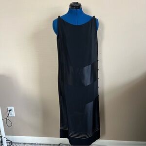 Vintage 80s Bill Blass Silk Shift Dress and Matching Pants